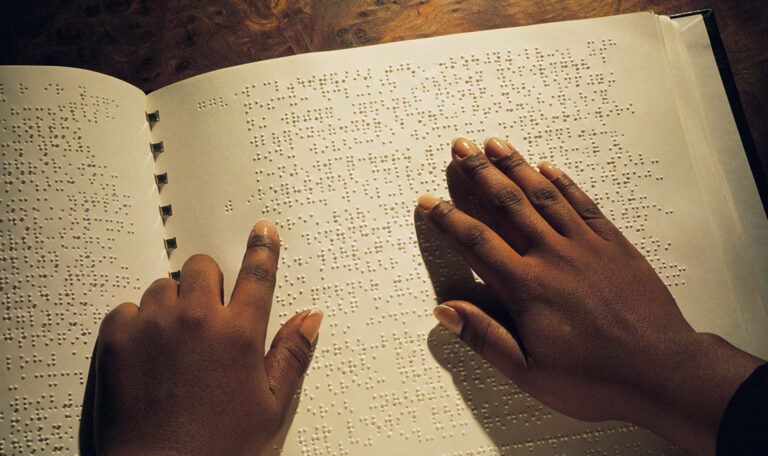 Braille and tactile communication training